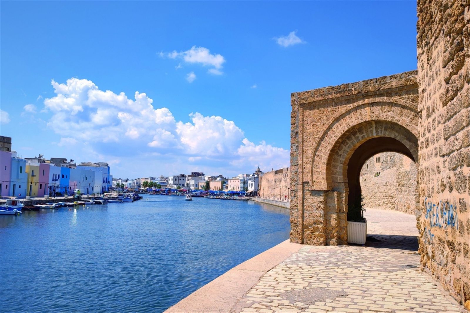 Paysage de Bizerte, Tunisie