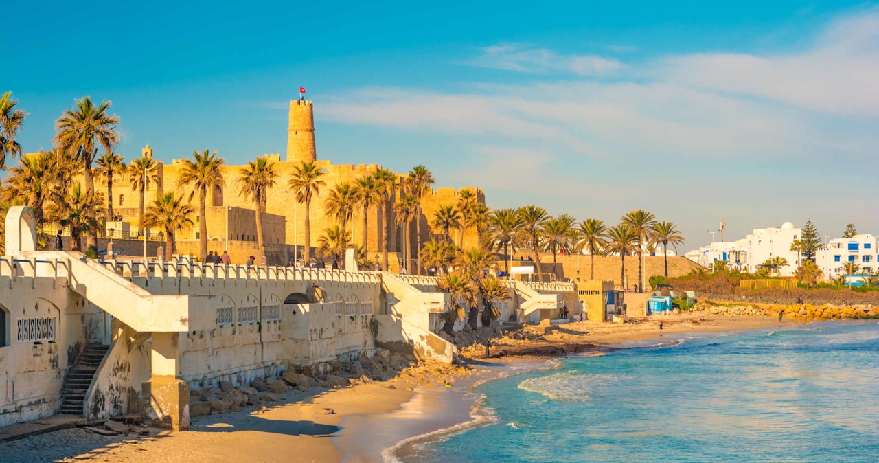 Paysage de Hammamet, Tunisie