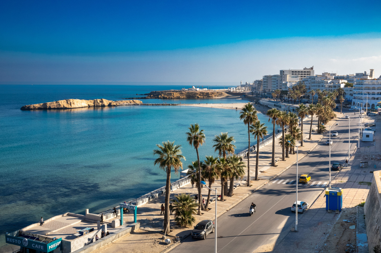 Paysage de Monastir, Tunisie