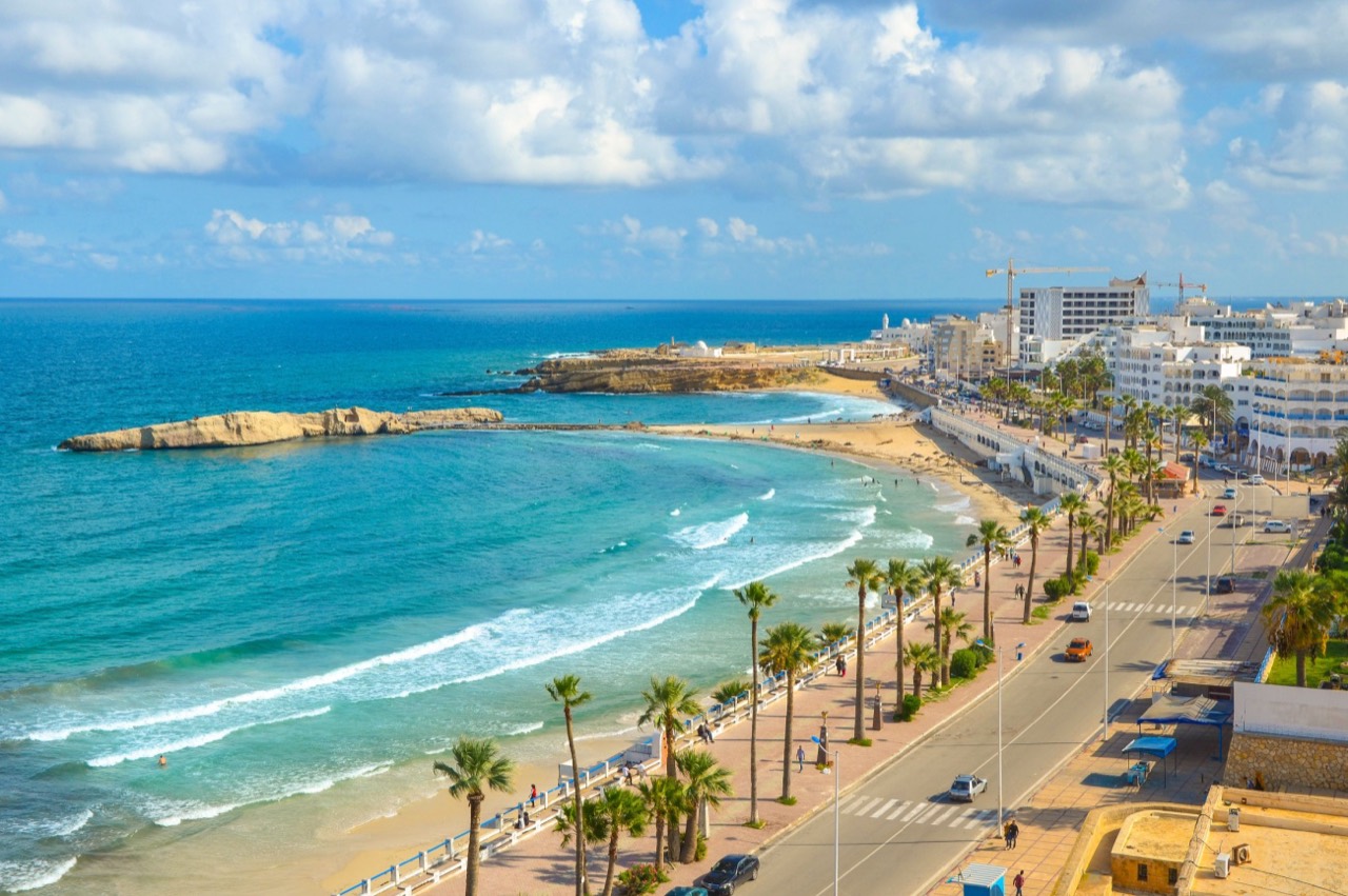 Paysage de Sousse, Tunisie