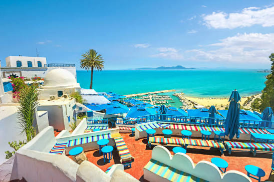 Paysage de Tunis, Tunisie