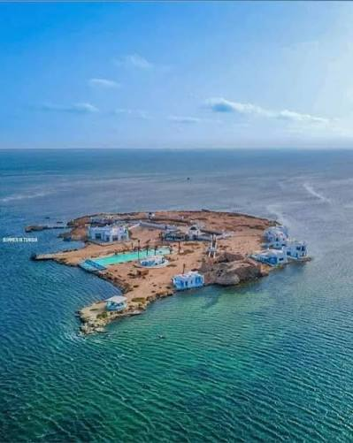 Paysage de Zarzis, Tunisie